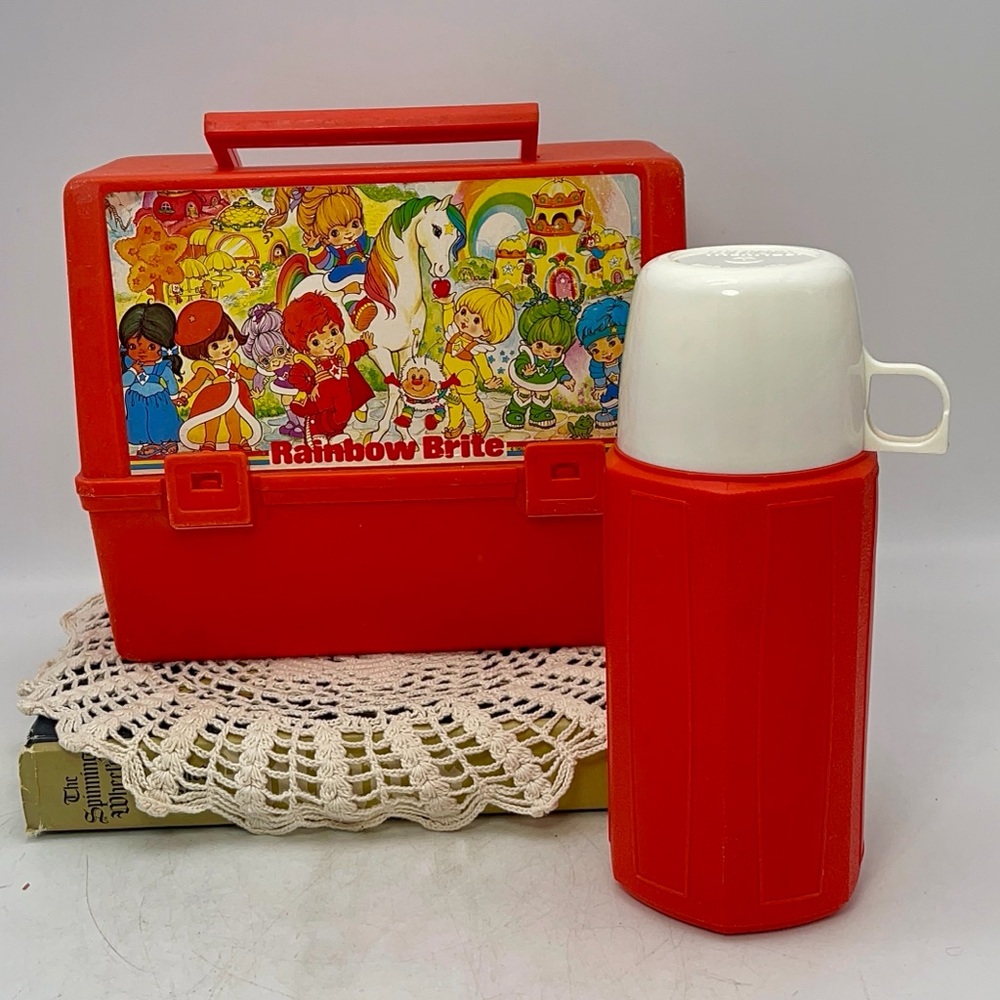 Thermos Red Lunchbox with White Lid